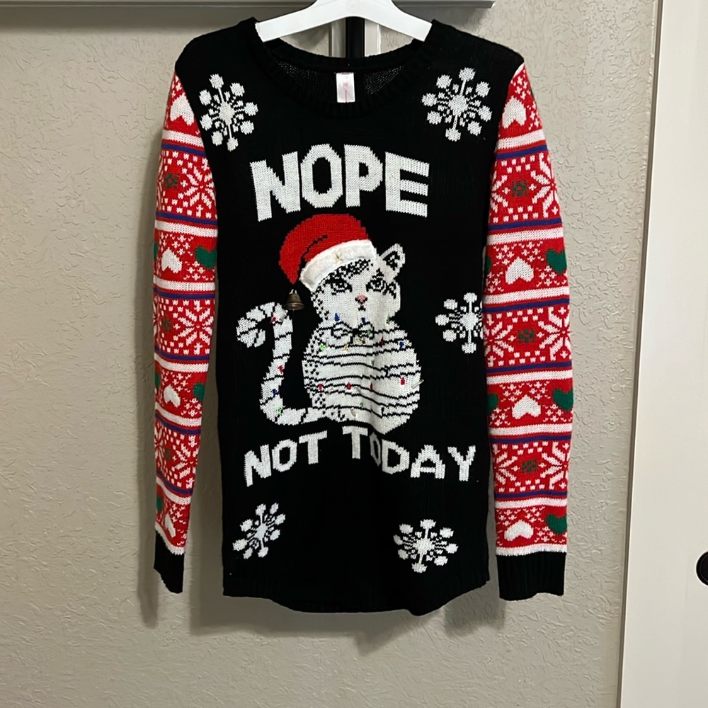 Holiday light up sweater size small